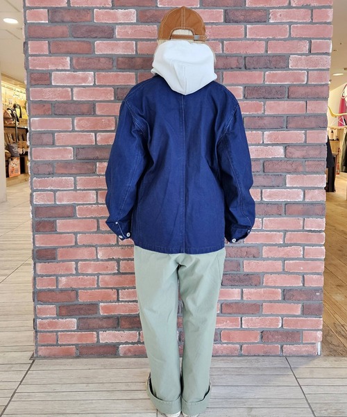 GREEN BOWL（グリーンボウル）の「グリーンボウル 【GREEN BOWL】 Indigo Canvas Coverall（カバーオール・メンズ・インディゴブルー・M/L）」の5枚目の写真