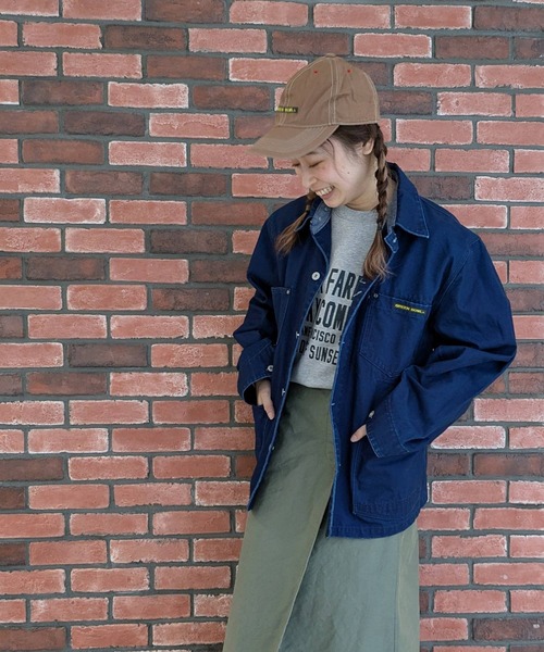 GREEN BOWL（グリーンボウル）の「グリーンボウル 【GREEN BOWL】 Indigo Canvas Coverall（カバーオール・メンズ・インディゴブルー・M/L）」の6枚目の写真