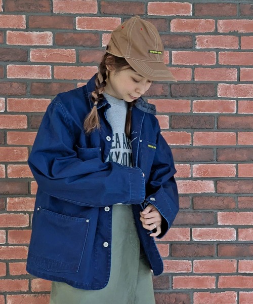 GREEN BOWL（グリーンボウル）の「グリーンボウル 【GREEN BOWL】 Indigo Canvas Coverall（カバーオール・メンズ・インディゴブルー・M/L）」の8枚目の写真