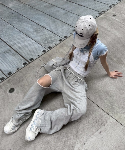 H52(エイチフィフティツー)の「【H52】Canvas Cream Shoes(スニーカー・メンズ・ホワイト×ブルー・25.5cm/26.5cm)」の9枚目の写真