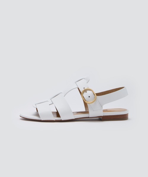 ■PELLICO■SAMI サミ グルカサンダル SAMI グルカサンダル 1.0cm WHITE（サンダル）｜PELLICO