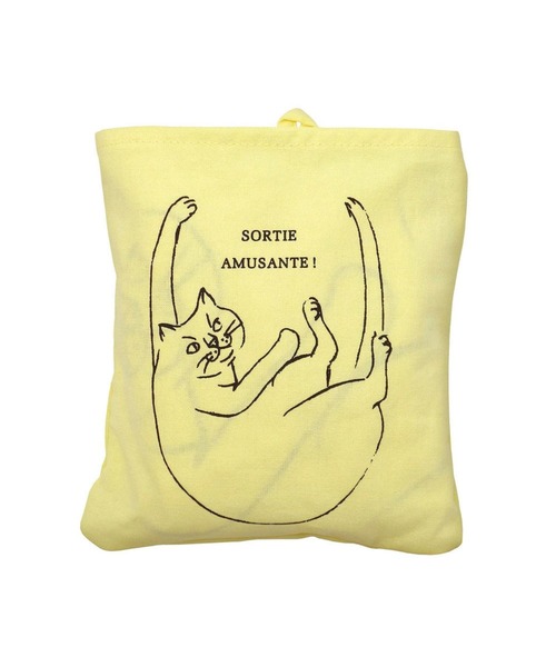 ROOTOTE（ルートート）の「ルートート / EU.ラウンド.ブラサガリネコ-A（エコバッグ/サブバッグ・レディース・イエロー/ブルー/グレー/ブラック/ピンク/ホワイト・FREE）」の13枚目の写真