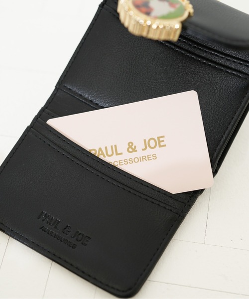 PAUL & JOE ACCESSOIRES（ポールアンドジョーアクセソワ）の「【PAUL & JOE ACCESSOIRES /ポール アンド ジョー アクセソワ 】 CAT BROOCH　がま口ミニウォレット（財布・レディース・ブラック/グリーン/レッド・FREE）」の8枚目の写真
