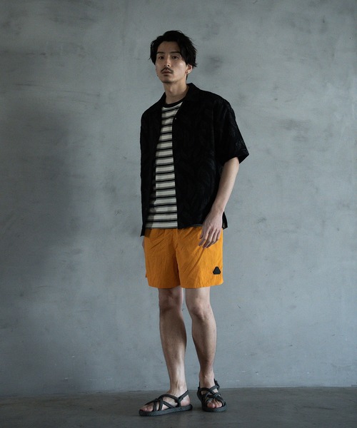 RATTLE TRAP(ラトルトラップ)の「【撥水加工】ナイロンハーフパンツ/ショートパンツ(その他パンツ・メンズ・パープル/グレー/オレンジ/ネイビー/ブラック/カーキ/グリーン/ピンク・M/L)」の16枚目の写真