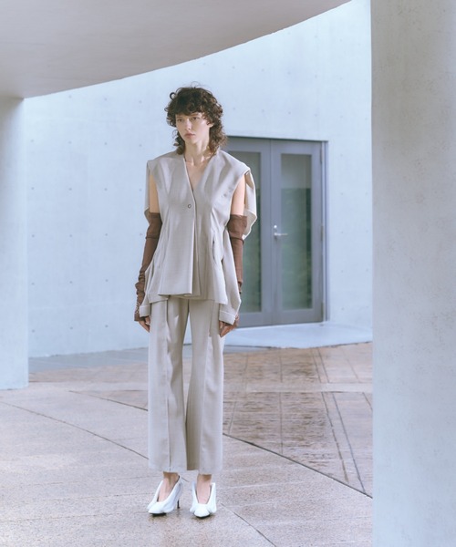 YOHEI OHNO(ヨウヘイオオノ)の「Non UV-Cut Sleeves(アームカバー・レディース・ブラック/ホワイト/ブラウン・FREE)」の6枚目の写真