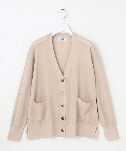 J.PRESS Ladies(J.プレス レディス)の「【洗える】Vis/Peスパーク ニット カーディガン(カーディガン/ボレロ・レディース・ベージュ系/サックスブルー系/ネイビー系/アイボリー系・SMALL)」の12枚目の写真