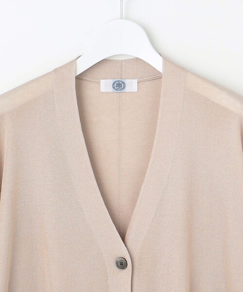 J.PRESS Ladies(J.プレス レディス)の「【洗える】Vis/Peスパーク ニット カーディガン(カーディガン/ボレロ・レディース・ベージュ系/サックスブルー系/ネイビー系/アイボリー系・SMALL)」の14枚目の写真