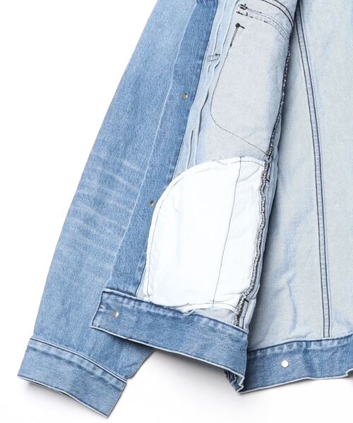 VOAAOV(ヴォアーブ)の「【VOAAOV】 OVERSIZE DENIM JACKET (USED)(デニムジャケット・メンズ・ライトブルー・1)」の7枚目の写真