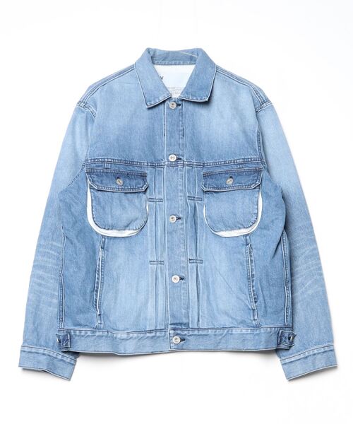 VOAAOV(ヴォアーブ)の「【VOAAOV】 OVERSIZE DENIM JACKET (USED)(デニムジャケット・メンズ・ライトブルー・1)」の5枚目の写真