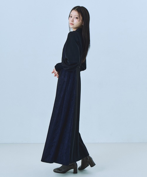 セール】レースドッキングカシュクールワンピース｜オケージョン/秋服