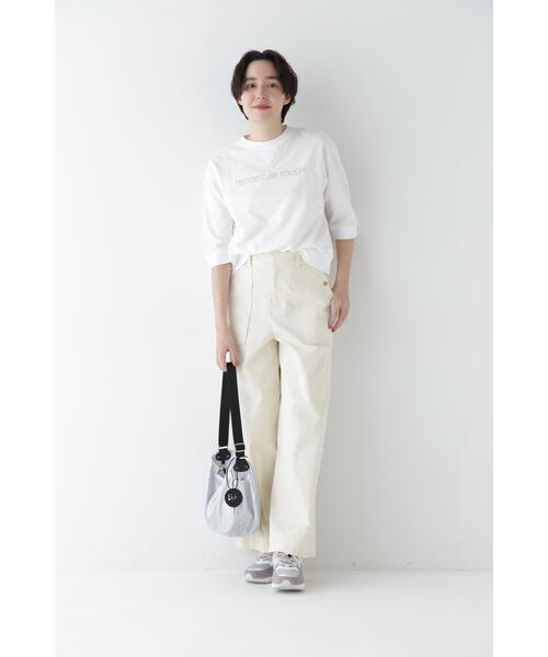 human woman(ヒューマンウーマン)の「◆ロゴトレーナー(Tシャツ/カットソー・レディース・ピンク/ホワイト/イエロー/グレー系その他・MEDIUM)」の15枚目の写真