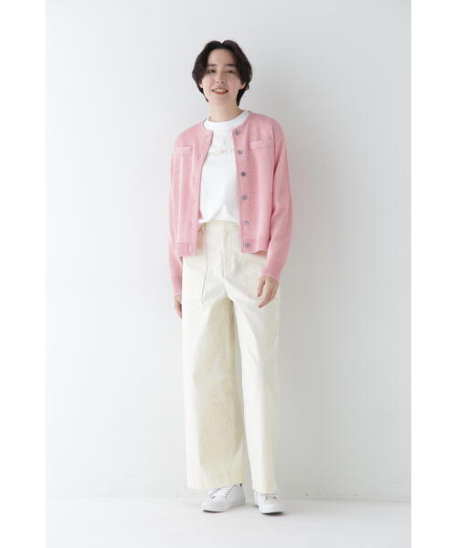 human woman(ヒューマンウーマン)の「◆ロゴトレーナー(Tシャツ/カットソー・レディース・ピンク/ホワイト/イエロー/グレー系その他・MEDIUM)」の18枚目の写真
