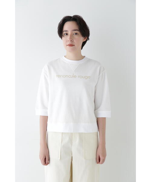 human woman(ヒューマンウーマン)の「◆ロゴトレーナー(Tシャツ/カットソー・レディース・ピンク/ホワイト/イエロー/グレー系その他・MEDIUM)」の22枚目の写真