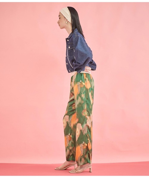 Settimissimo（セッティミッシモ）の「タックスリーブ ショート丈 デニム Gジャン（デニムジャケット・レディース・ブルー/インディゴブルー・FREE）」の9枚目の写真