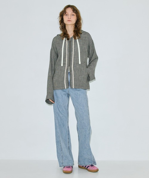 エンブロイダリー パーカー UNISEX エンブロイダリージップパーカー – BUNNY APARTMENT