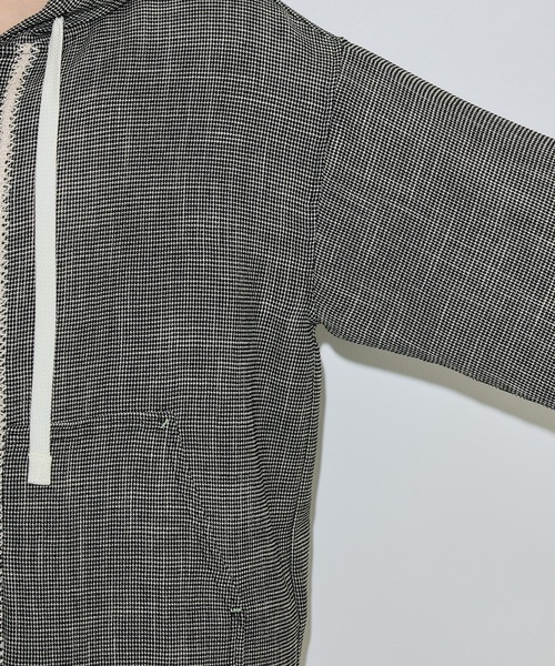 PUBLIC TOKYO（パブリックトウキョウ）の「エンブロイダリーメッシュパーカー（パーカー・レディース・ホワイト/ブラック/ベージュ・FREE）」の7枚目の写真