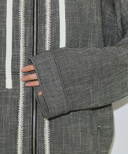 エンブロイダリーメッシュパーカー（パーカー）｜PUBLIC TOKYO