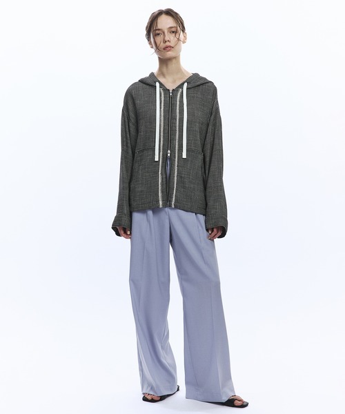 エンブロイダリーメッシュパーカー（パーカー）｜PUBLIC TOKYO