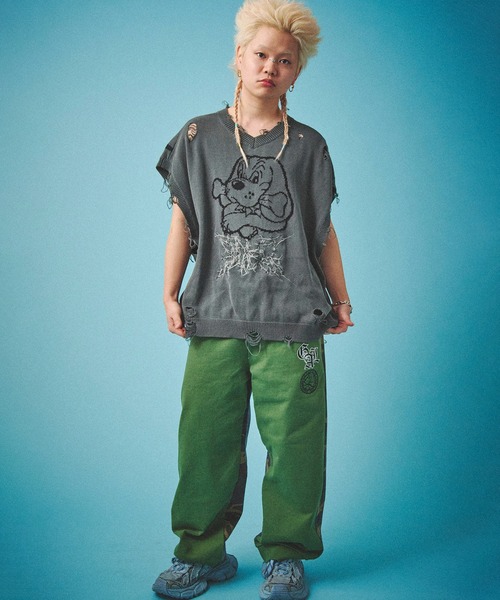 GALFY(ガルフィー)の「GALFY-合成獣(キメラ)パンツ(その他パンツ・メンズ・グレー/ブラック/カーキ・L/XL)」の13枚目の写真