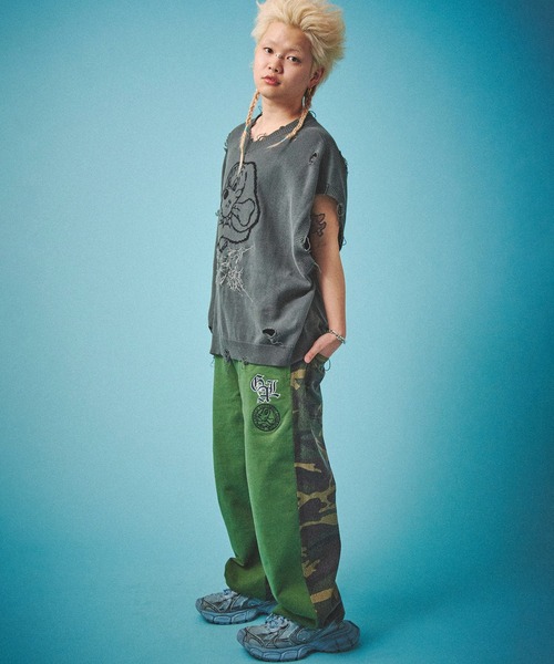 GALFY(ガルフィー)の「GALFY-合成獣(キメラ)パンツ(その他パンツ・メンズ・グレー/ブラック/カーキ・L/XL)」の14枚目の写真
