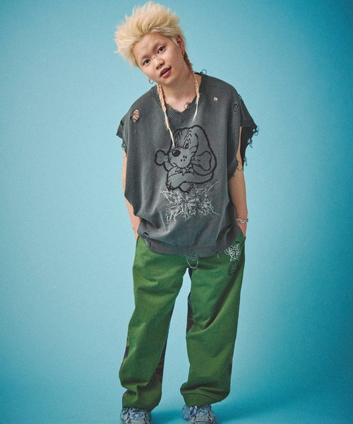GALFY(ガルフィー)の「GALFY-合成獣(キメラ)パンツ(その他パンツ・メンズ・グレー/ブラック/カーキ・L/XL)」の16枚目の写真