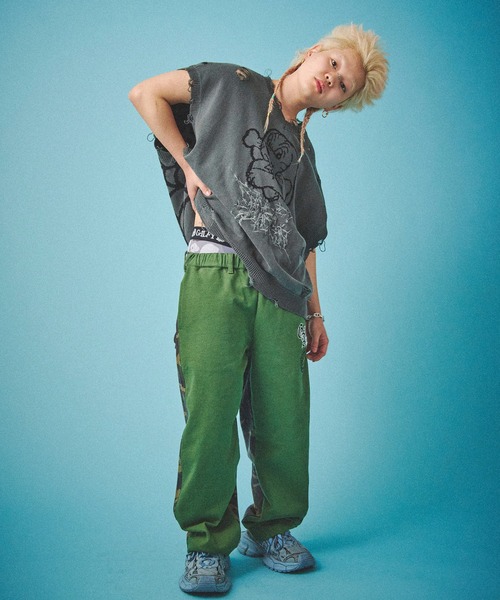GALFY(ガルフィー)の「GALFY-合成獣(キメラ)パンツ(その他パンツ・メンズ・グレー/ブラック/カーキ・L/XL)」の17枚目の写真
