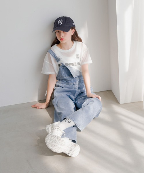 GLOBAL WORK(グローバルワーク)の「DRYプリントメッシュプルオーバー半袖/326105(Tシャツ/カットソー・キッズ・ブラック/ホワイト系5/ホワイト系6・130cm/140cm/150cm/160cm)」の8枚目の写真