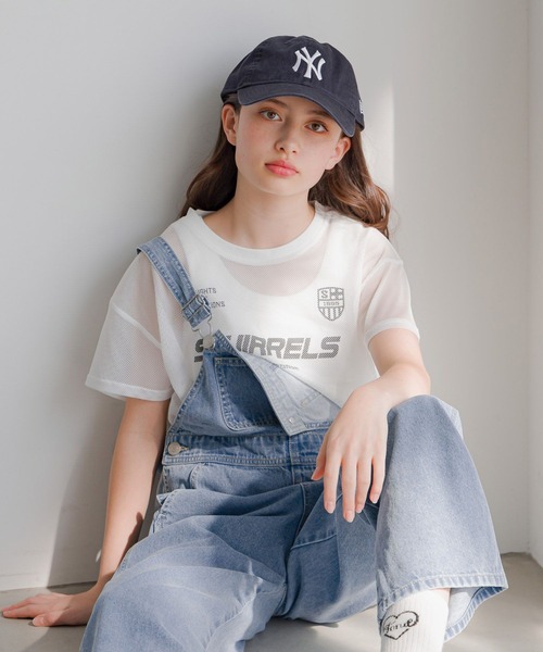 GLOBAL WORK(グローバルワーク)の「DRYプリントメッシュプルオーバー半袖/326105(Tシャツ/カットソー・キッズ・ブラック/ホワイト系5/ホワイト系6・130cm/140cm/150cm/160cm)」の6枚目の写真