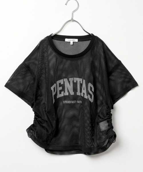 GLOBAL WORK(グローバルワーク)の「DRYプリントメッシュプルオーバー半袖/326105(Tシャツ/カットソー・キッズ・ブラック/ホワイト系5/ホワイト系6・130cm/140cm/150cm/160cm)」の19枚目の写真