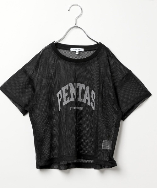 しゅう１。 セール】DRYプリントメッシュプルオーバー半袖/326105（Tシャツ