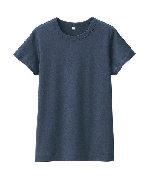 MUJI Labo(ムジラボ)の「〔MUJI Labo〕婦人 リネン混半袖Tシャツ(Tシャツ/カットソー・レディース・オフホワイト/ダークグレー/イエロー系/ネイビー・S/M/L/XL)」の21枚目の写真
