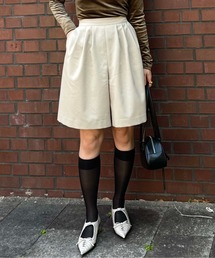 1chaku. | ボリュームタックキュロットパンツ(その他パンツ)