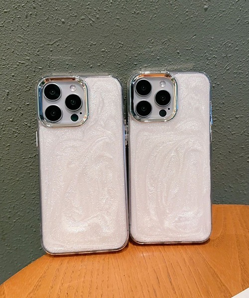 c.u.l（シーユーエル）の「ニュアンスグリッター クリア iPhoneカバー iphoneケース ipc747（スマホケース/カバー・レディース・ホワイト・iPhone 14/iPhone 14 Pro/iPhone 15/iPhone 15 Pro/iPhone 16/iPhone 16 Pro/iPhone 17）」の6枚目の写真