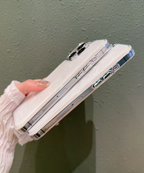 c.u.l（シーユーエル）の「ニュアンスグリッター クリア iPhoneカバー iphoneケース ipc747（スマホケース/カバー・レディース・ホワイト・iPhone 14/iPhone 14 Pro/iPhone 15/iPhone 15 Pro/iPhone 16/iPhone 16 Pro/iPhone 17）」の8枚目の写真