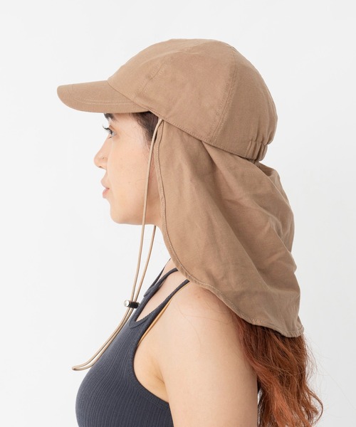 CONTROL FREAK(コントロールフリーク)の「CONTROL FREAK(コントロールフリーク)サンシェードキャップ(キャップ・レディース・ブラック/ベージュ・FREE)」の2枚目の写真