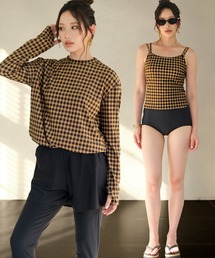 胡麻 イエローチェックセットアップM 厚地オーバーシャツ《チェック》 (ECA0068-29) | A