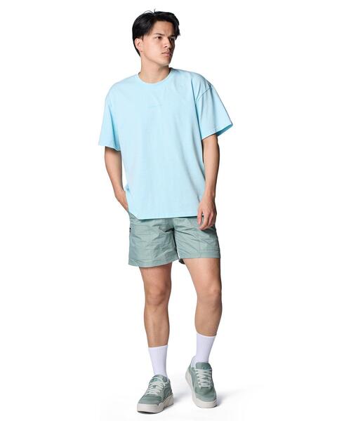UNDER ARMOUR(アンダーアーマー)の「UAヘビーウエイト ウォッシュド ショートスリーブ Tシャツ(ライフスタイル/メンズ)(Tシャツ/カットソー・メンズ・ブルー系・3XL/S/L/M/2XL/XL)」の3枚目の写真