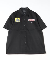 MANASTASH | MANASTASH/マナスタッシュ PATCHED LOGO WORK SHIRTS パッチド ロゴワークシャツ(シャツ/ブラウス)