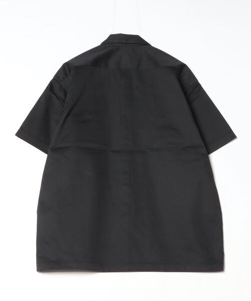 MANASTASH（マナスタッシュ）の「MANASTASH/マナスタッシュ　PATCHED LOGO WORK SHIRTS パッチド ロゴワークシャツ（シャツ/ブラウス・メンズ・ブルー系その他3/ブラック・L/M/XL）」の3枚目の写真