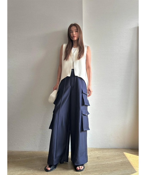 Glossy Cargo Pants（カーゴパンツ）｜TRUNC（トランクエイティー