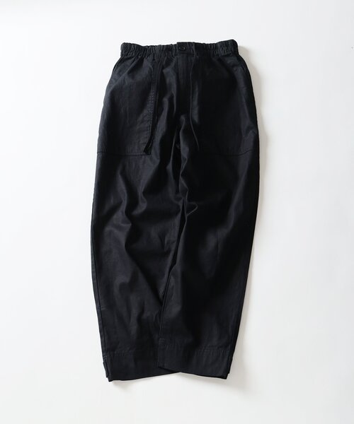 JOURNAL STANDARD relume（ジャーナルスタンダード　レリューム）の「HOUSE HOLD / ハウスホールド コットンリネンベイカーパンツ（チノパンツ・メンズ・ブラック/アイボリー/カーキ/サファリグリーン・SMALL/MEDIUM/LARGE）」の5枚目の写真
