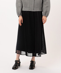 gabardine k.t ロング　マキシ丈　スカート　プリーツ Gabardine K.T｜ギャバジンケーティー（レディース）のスカート