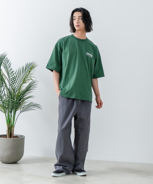 THRASHER（スラッシャー）の「【THRASHER/スラッシャー】ワンポイント 刺繍Tシャツ（Tシャツ/カットソー・メンズ・ホワイト/ブラック/グリーン・MEDIUM/LARGE）」の10枚目の写真