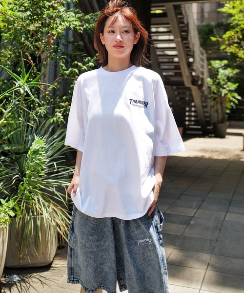 THRASHER（スラッシャー）の「【THRASHER/スラッシャー】ワンポイント 刺繍Tシャツ（Tシャツ/カットソー・メンズ・ホワイト/ブラック/グリーン・MEDIUM/LARGE）」の15枚目の写真