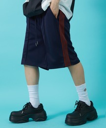 【SIDEWAY STANCE】ライン ジャージ ハーフパンツ