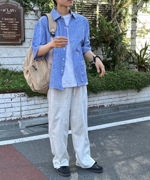 link lot(リンクロット)の「【A4サイズ対応】撥水ナイロンバックパック 男女兼用 通勤通学(バックパック/リュック・メンズ・ブラック/ベージュ・F)」の18枚目の写真