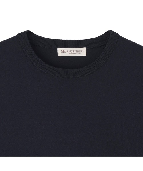 TOKYO SHIRTS(トウキョウシャツ)の「レディースニット 袖透かし プルオーバー(ニット/セーター・レディース・ブラウン/ネイビー・M/L/LL)」の8枚目の写真