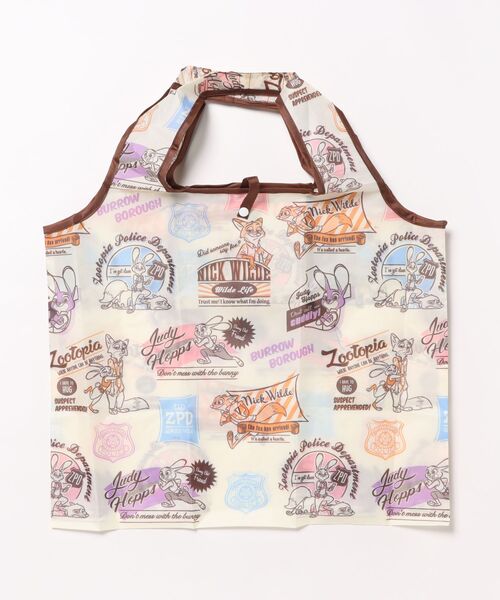 Disney(ディズニー)の「【 Disney 】 くるくるショッピングバッグA 25S4(エコバッグ/サブバッグ・レディース・ピンク/ネイビー/ライトホワイト/ピンク系その他/ブルー・FREE)」の3枚目の写真