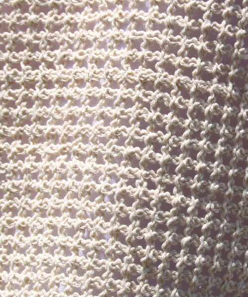 ARMY TWILL（アーミーツイル）の「【ARMY TWILL/アーミーツイル】Cotton Mesh Shirt コットンメッシュシャツ（シャツ/ブラウス・メンズ・アイボリー/ブラック・S/M/L）」の16枚目の写真