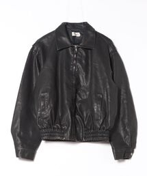 ATELANE（アテレーン）の「【ATELANE】 アンティークフェイクレザー 裏ボアボンバージャケット / アテレーン（その他アウター）」